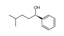 (αR)-α-(3-甲基丁基)苯甲醇 结构式