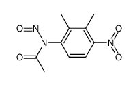N-(2,3-二甲基-4-硝基苯基)-N-亚硝基乙酰胺 结构式