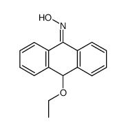 10-乙氧基-9-蒽酮肟 结构式