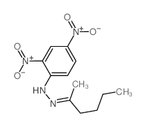 2-己酮2,4-二硝基苯腙 结构式