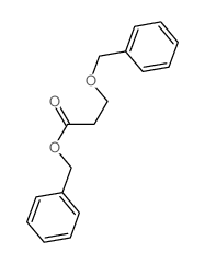 3-苄氧基丙酸苄酯 结构式