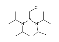 Phosphonous diamide, P-(chloromethyl)-N,N,N',N'-tetrakis(1-methylethyl)- 结构式