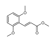 (E)-3-(2,6-二甲氧基苯基)丙烯酸甲酯 结构式