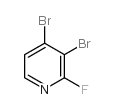 3,4-二溴-2-氟吡啶 结构式
