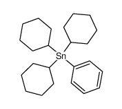 三环己基苯基锡烷 结构式