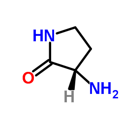 (3S)-3-氨基-2-吡咯烷酮 结构式