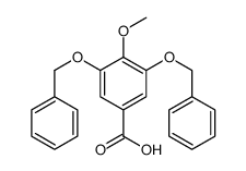 4-甲氧基-3,5-二(苄氧基)苯甲酸 结构式