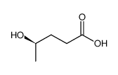 (4R)-4-羟基戊酸 结构式