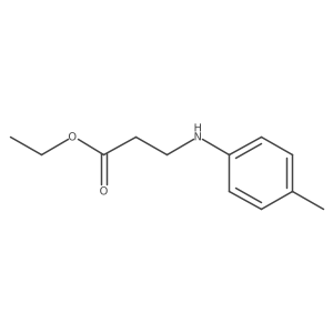 N-(4-Methylphenyl)-Beta-Alanine Ethyl Ester 结构式