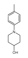 1-(4-甲基苯基)哌啶-4-醇 结构式