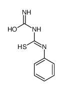 1-苯基-2-硫代缩二脲 结构式