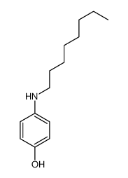4-(辛基氨基)苯酚 结构式