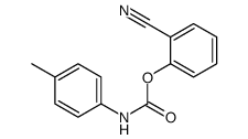 Carbamic acid, (4-methylphenyl)-, 2-cyanophenyl ester (9CI) 结构式
