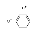 4-甲基苯酚铊(I)盐 结构式