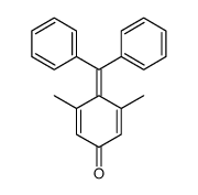 4-(二苯亚甲基)-3,5-二甲基-2,5-环己二烯-1-酮 结构式
