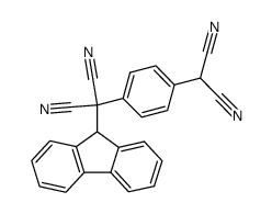 1,4-苯二乙腈, α1,α4-二氰基-α1-(9H-芴-9-基)- 结构式