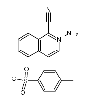 2-氨基-1-氰基异喹啉鎓对甲苯磺酸盐 结构式