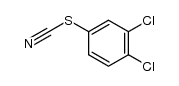 3,4-二氯苯基硫氰酸酯 结构式