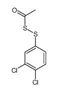 Acetyl(3,4-dichlorophenyl) persulfide 结构式
