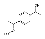 Benzenemethanol, 4-(1-hydroperoxyethyl)-α-methyl- 结构式
