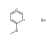 Stannane,trimethyl[4-(methylthio)phenyl]- 结构式