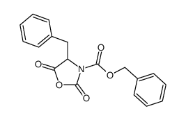 3-恶唑烷羧酸,2,5-二氧代-4-(苯基甲基)-,苯基甲基酯 结构式