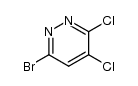 6-溴-3,4-二氯哒嗪 结构式