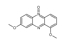 1,8-二甲氧基吩嗪-5-氧化物 结构式
