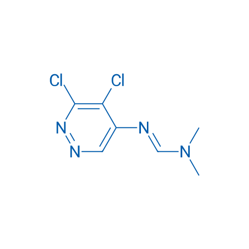 Methanimidamide, N'-(5,6-dichloro-4-pyridazinyl)-N,N-dimethyl- 结构式