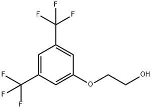 2-(3,5-双(三氟甲基)苯氧基)乙醇 结构式