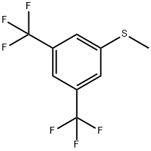 3,5-双(三氟甲基)硫代苯甲醚 结构式