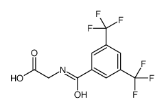 Glycine, N-[3,5-bis(trifluoromethyl)benzoyl]- 结构式