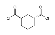顺式-1,3-环己二甲酰氯 结构式