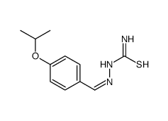 对异丙氧基苯甲醛缩氨基硫脲 结构式