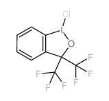 9-氯-7,7-双(三氟甲基)-9λ³-碘杂-8-氧杂双环[4.3.0]壬-1,3,5-三烯 结构式