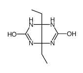 3a,6a-二乙基四氢咪唑并[4,5-d]咪唑-2,5(1H,3H)-二酮 结构式