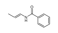 Benzamide, N-1-propenyl-, (E)- 结构式