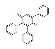2,3,5-三苯基-2,5-环己二烯-1,4-二酮 结构式