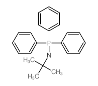 N2-(1,1,1-TRIPHENYL-LAMBDA5-PHOSPHANYLIDENE)-2-METHYLPROPAN-2-AMINE 结构式