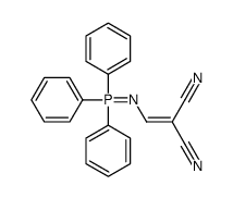 Propanedinitrile, 2-[[(triphenylphosphoranylidene)amino]methylene]- 结构式