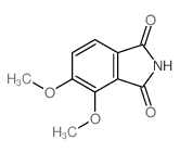4,5-二甲氧基-1H-异吲哚-1,3(2H)-二酮 结构式