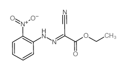 2-氰基-2-(2-(2-硝基苯基)肼基)乙酸乙酯 结构式