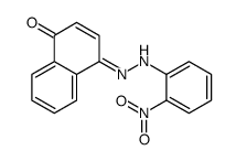 4-(2-硝基苯基偶氮)-1-萘酚 结构式