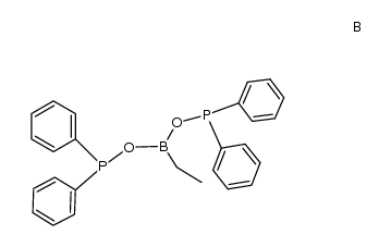 Boron, [μ-(ethylboronic diphenylphosphinous dianhydride-P:P′)]hexahydrodi- 结构式