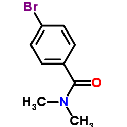 N,N-二甲基-4-溴苯甲酰胺 结构式