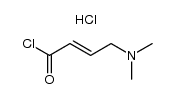 3-N,N-二甲氨基甲基丙烯酰氯盐酸盐 结构式