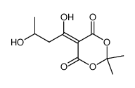 5-(1,3-二羟基亚丁基)-2,2-二甲基-1,3-二氧六环-4,6-二酮 结构式
