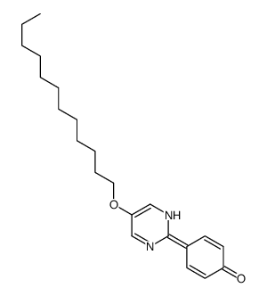 4-[5-(十二烷氧基)-2-嘧啶基]苯酚 结构式