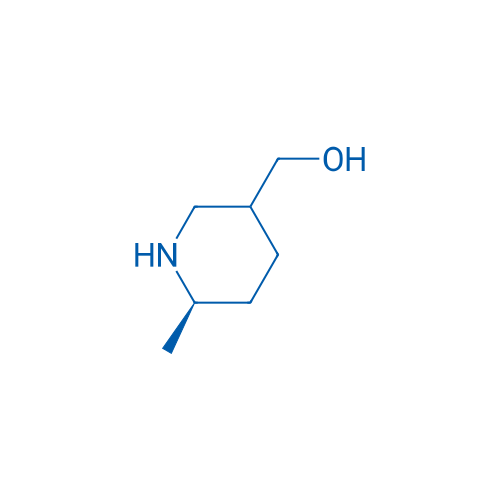 ((6R)-6-methylpiperidin-3-yl)methanol 结构式