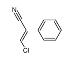 (E)-α-氯亚甲基苯乙腈 结构式